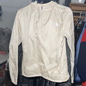 Women’s The North Face Off-White Half-Zip Jacket